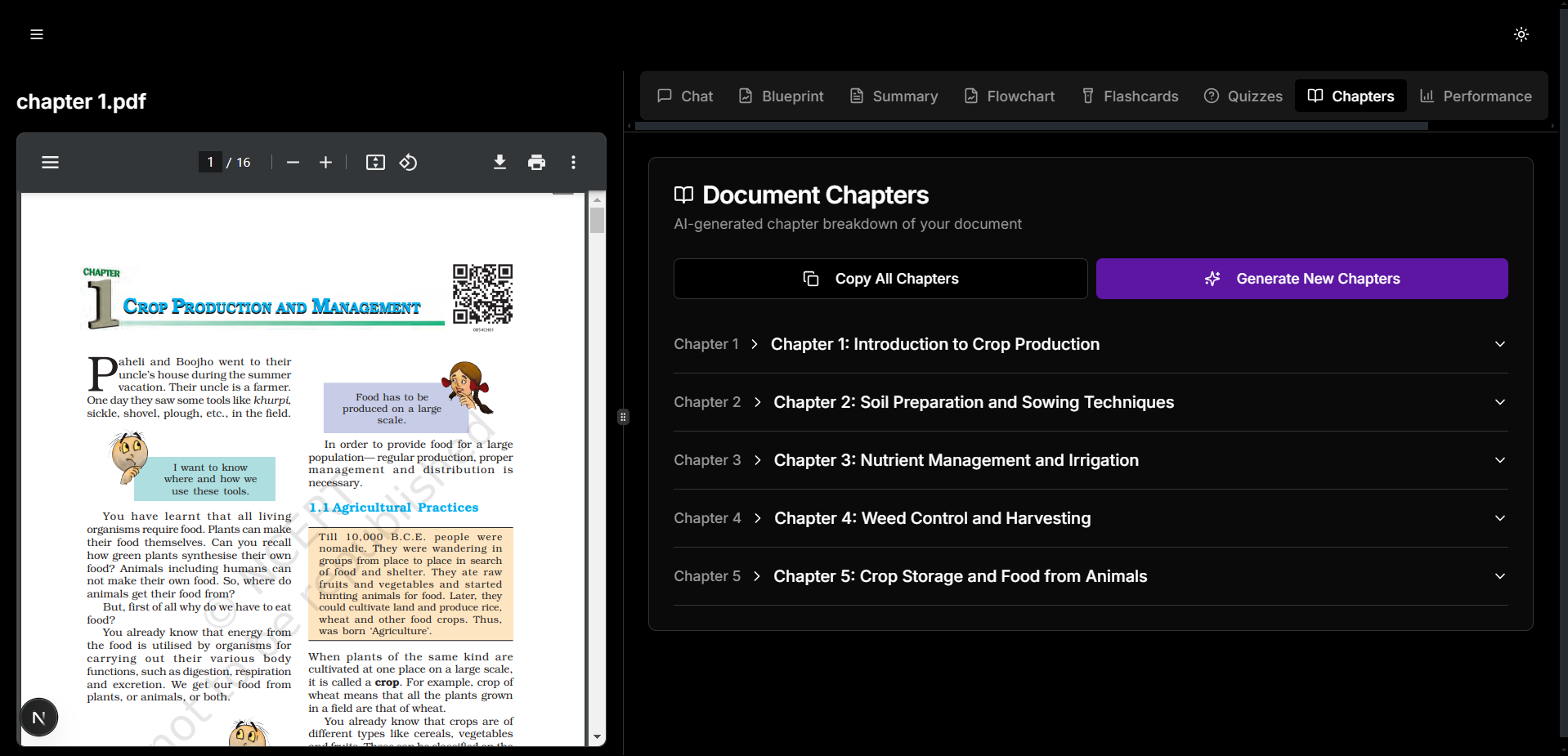 Chapters Feature