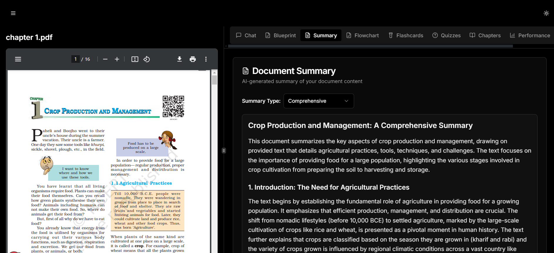 Summary Feature